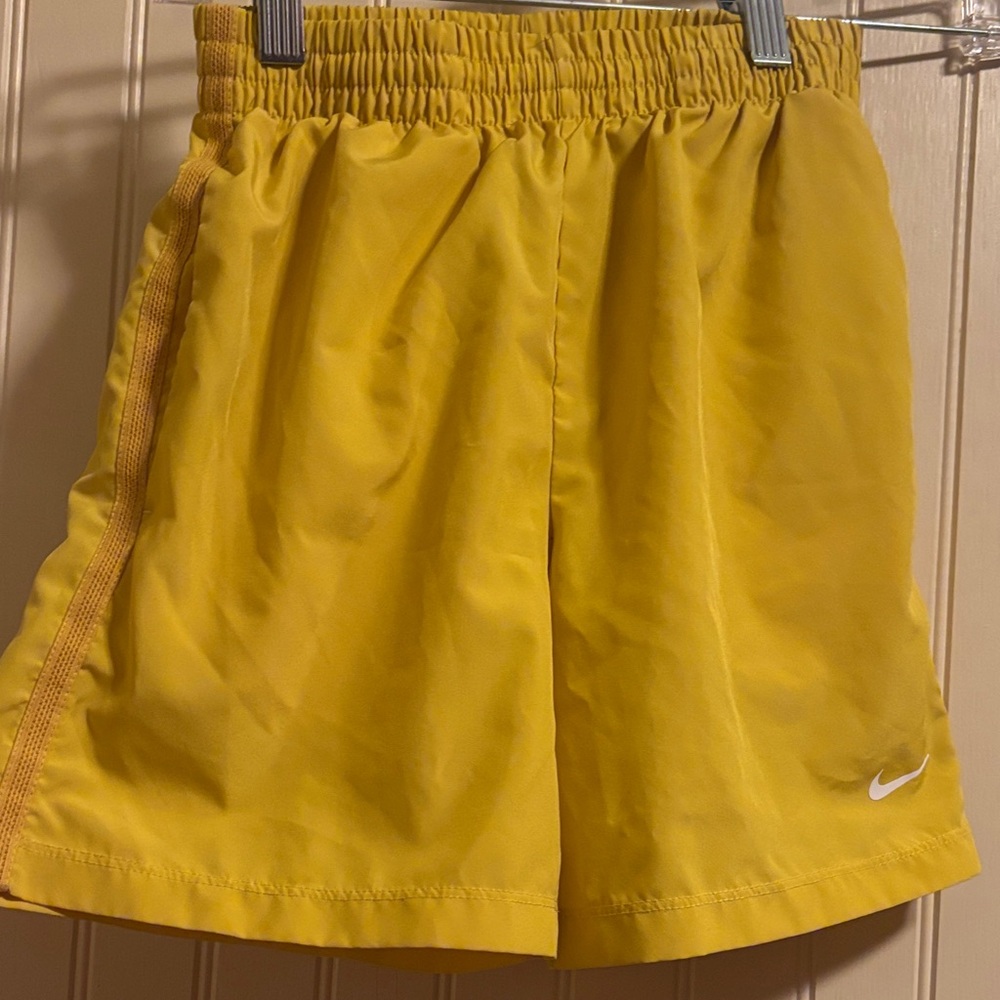 Nike Golden Yellow Sports Shorts